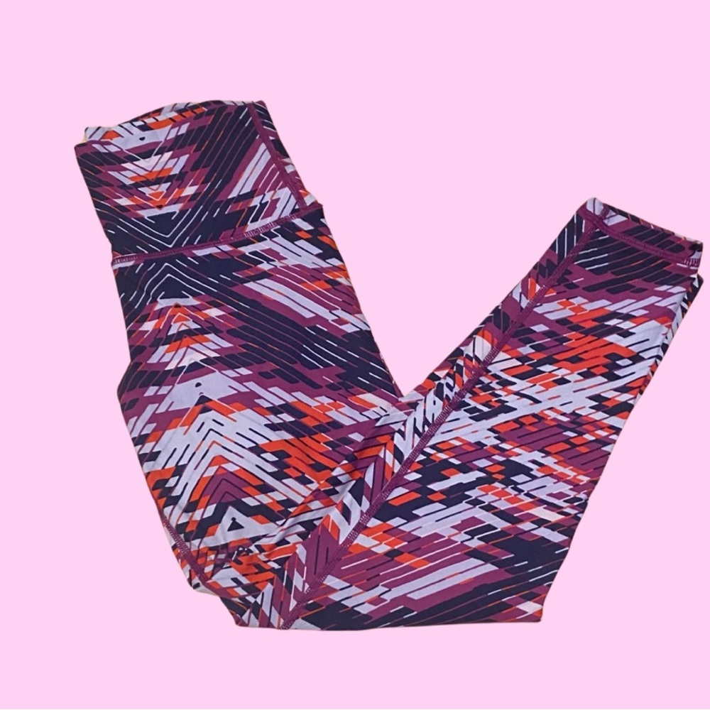 AERIE PURPLE PATTERN LEGGINGS